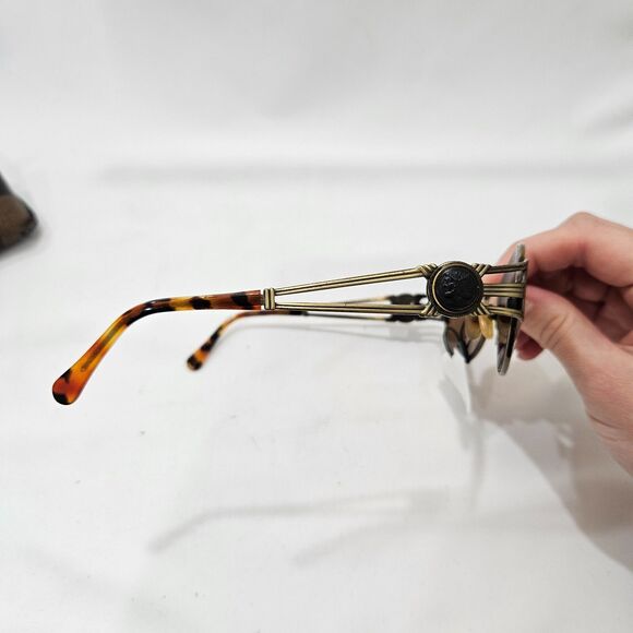 Vintage Fendi Tortoise Shell Rounded Sunglasses FS 149 Unisex Brown Frame Shades - Picture 8 of 15